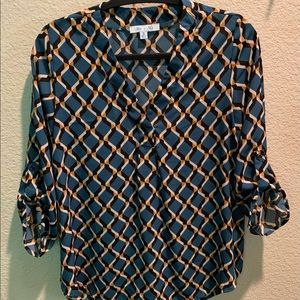 She + Sky 3/4 Sleeve Top | Size S NWOT